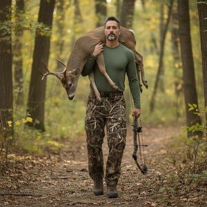 Men's Game Winner Hunting  Fishing Camouflage Cargo Pants XL A-106 Gorpcore